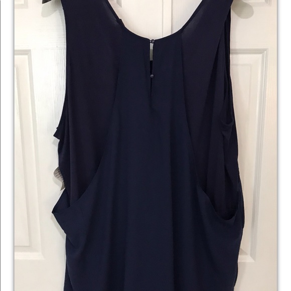 BNWT Chelsea Studio Navy Blue Jumpsuit 3X - Picture 5 of 7